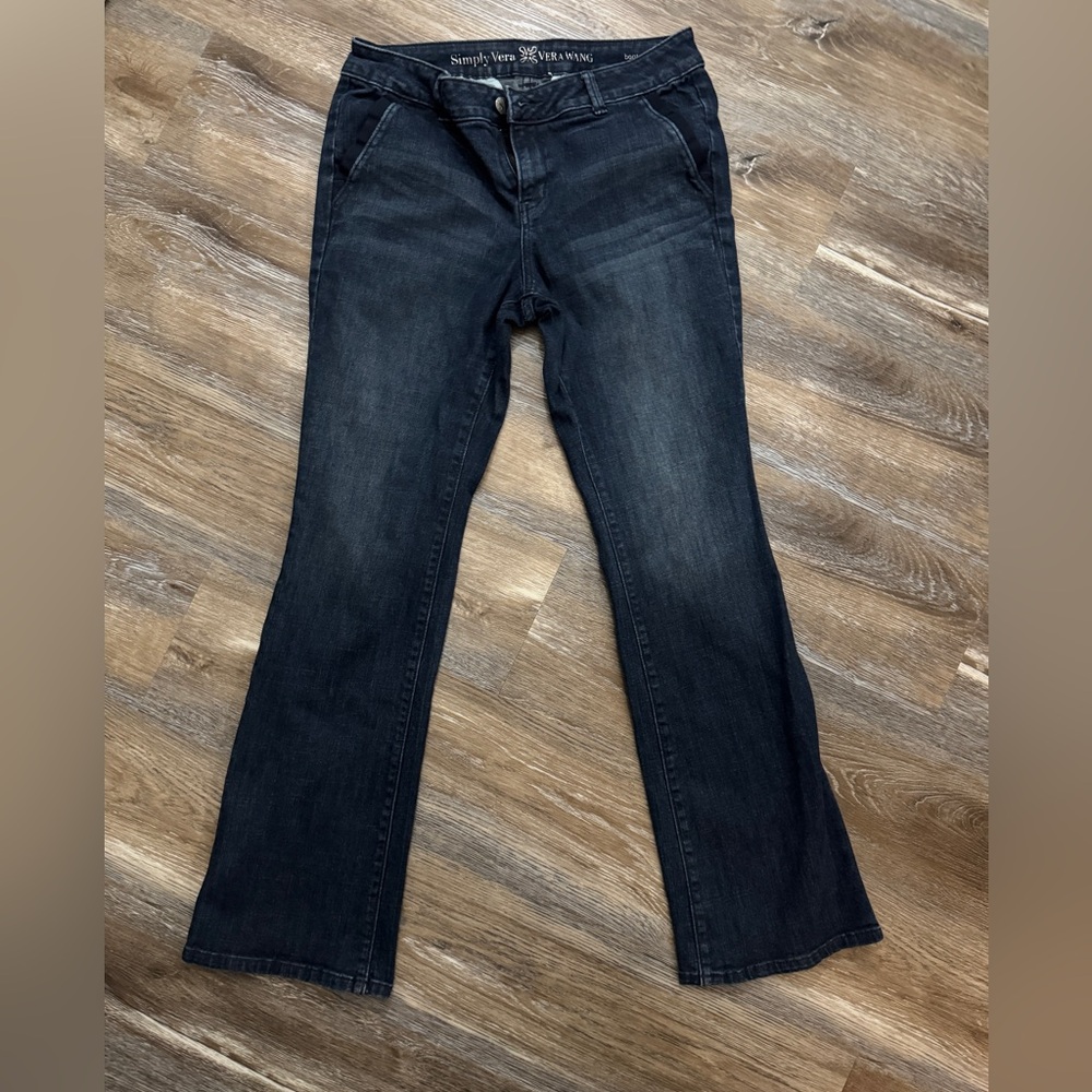 Vera Wang Midnight Flare Jeans